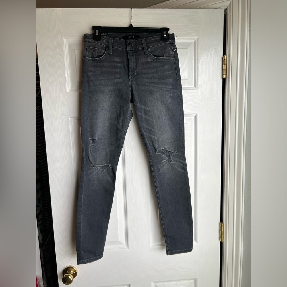 Joe's Jeans Skinny Ankle Jeans sz 27 Drk Gray NWT